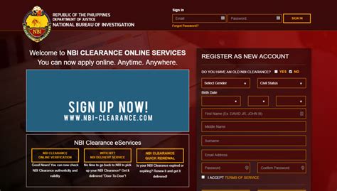 WWW.NBI.GOV.PH Online Appointment .
